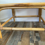 Tabb bo the vintage rattan and smoked glass bass