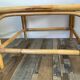 Tabb bo the vintage rattan and smoked glass bass