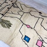Handmade Moroccan Berber carpet 246 x 160 CM