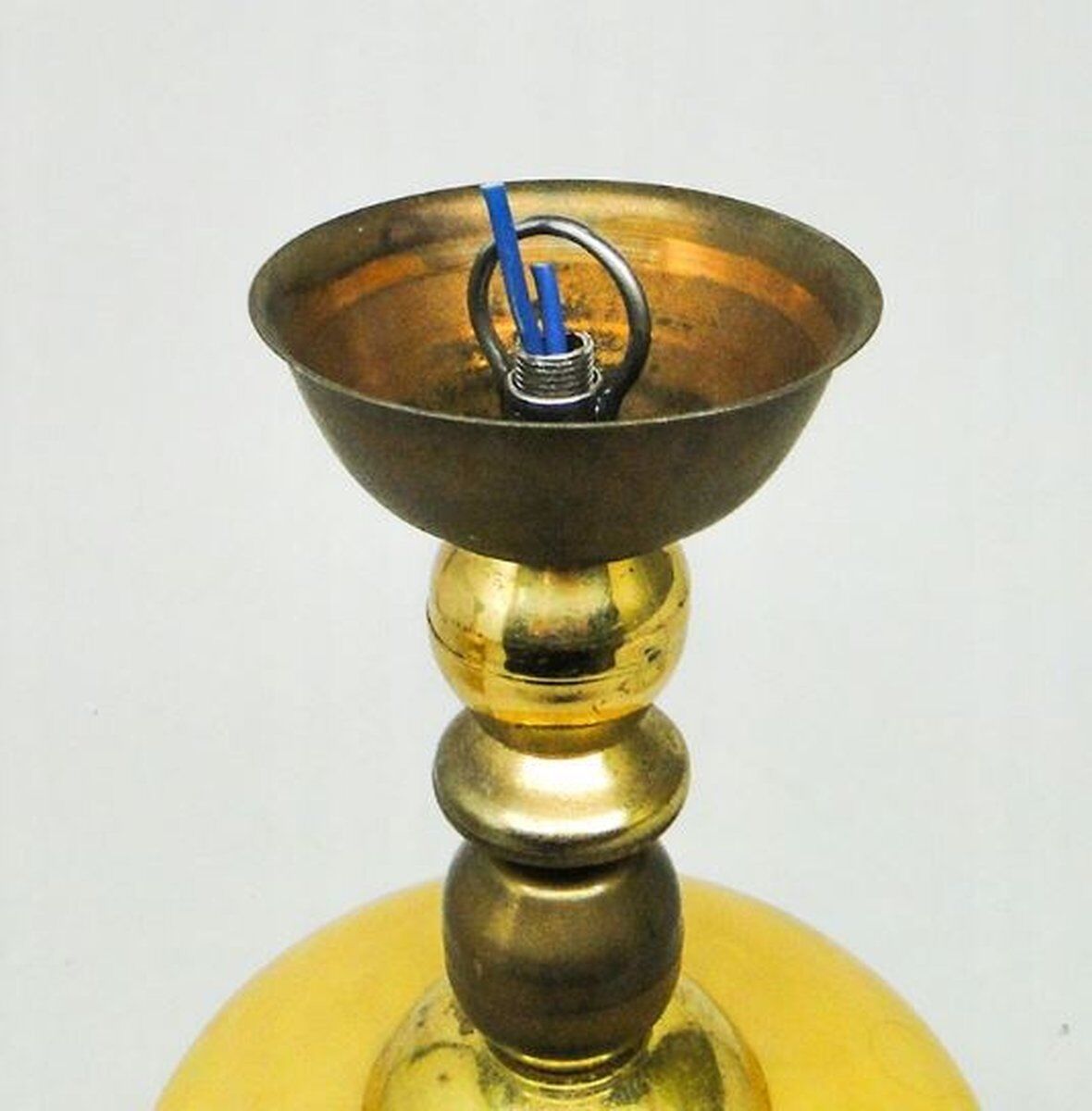 Pop art style pendant lamp, Poland, 1960s