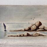 Aquarelle Marine