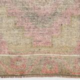 Tapis de couloir vintage doux marron crème 3x10 90x306 cm SK 21941
