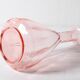 Pair of Rare Vintage Pink Glass Decanters / Empoli / Italy / 1930s