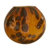 Vase écaille de tortue années 80