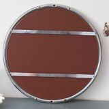 Vintage mirror in chromed metal