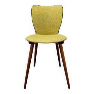 chaise jaune vintage