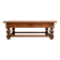 Antique solid wood coffee table with drawers.