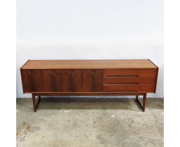 Enfilade en teck et bois de rose pour Younger années 60