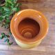 Vintage mustard yellow stoneware vase