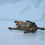 Golden bronze horse
