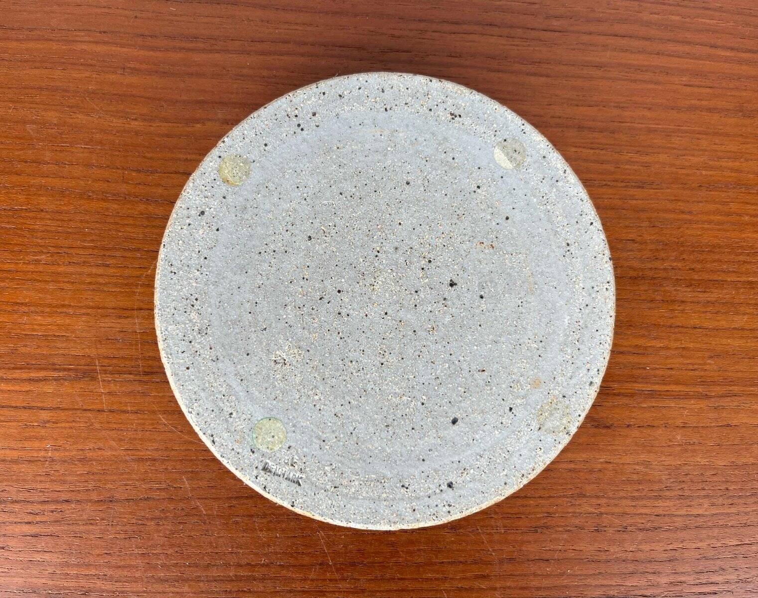 Mid-century modern Danish studio pottery bowl by Tue Poulsen for Tue Keramik, 1960s.