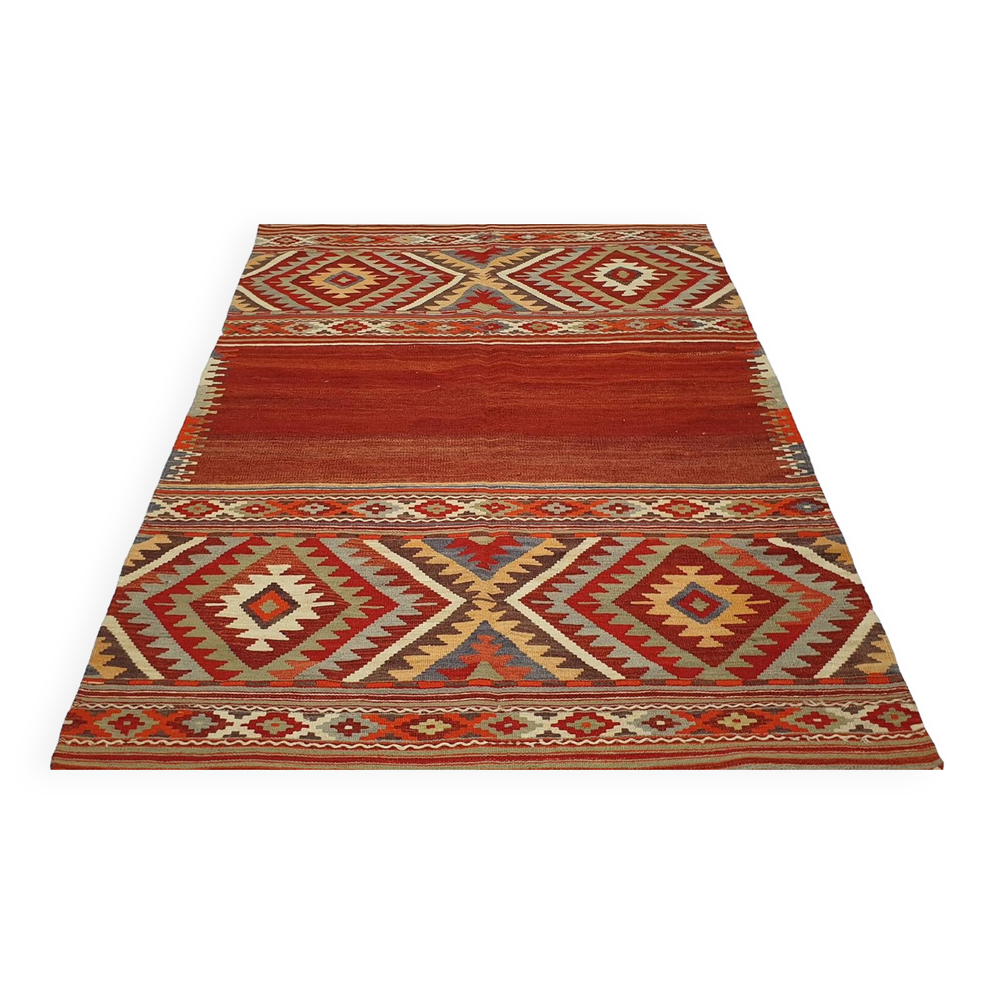 Turkish kilim rug, 229x144 cm, MYK-814