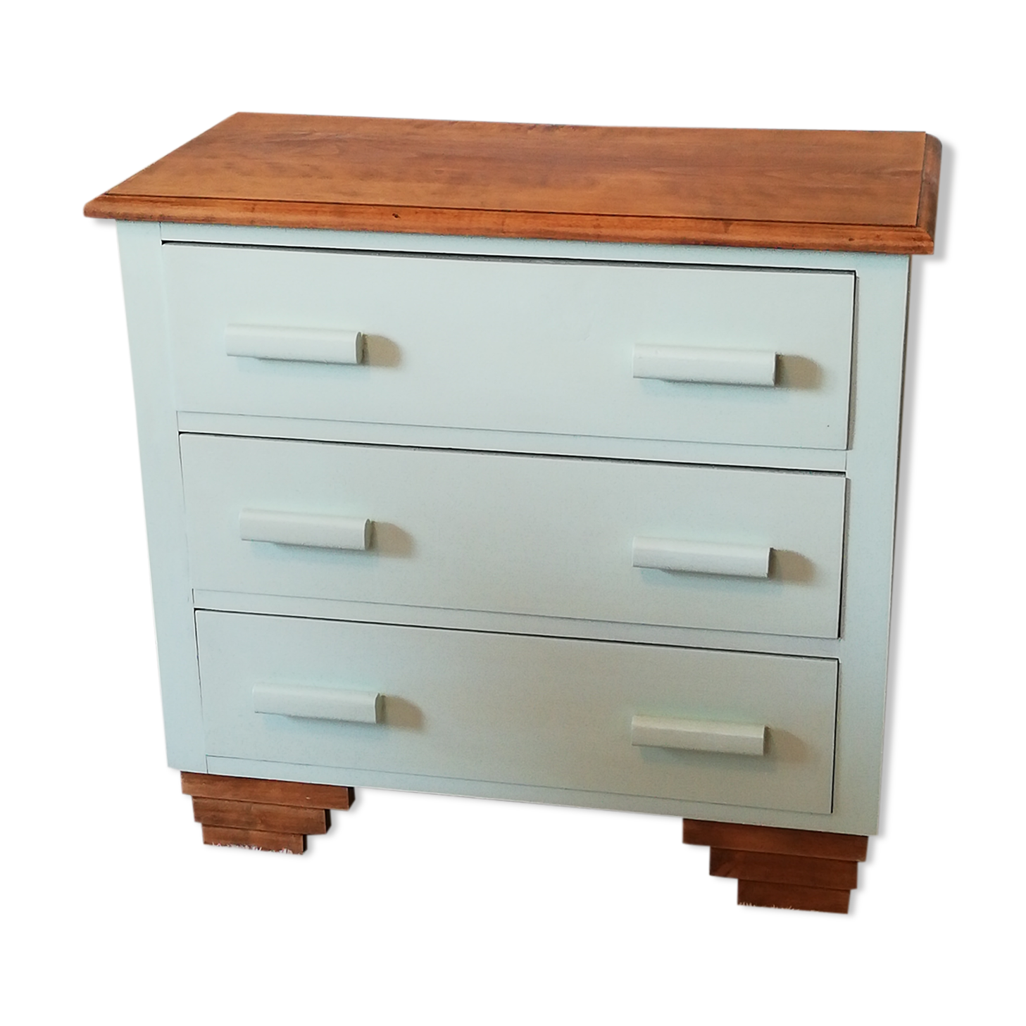 Beautiful art deco 1930 chest of drawers solid wood