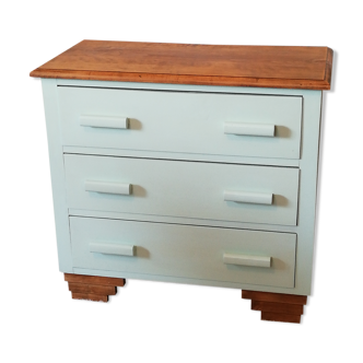 Commode art déco 1930 bois massif