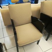 Pair of Damon and Berteaux art deco armchairs, French, around 1930