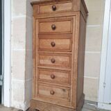 Inlaid wood and marble chest of drawers – Classic style