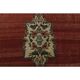 1970s Vintage Turkish Handmade Wool & Cotton Red Area Rug 239x363