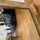 Miroir Louis Philippe doré 90cmx65cm