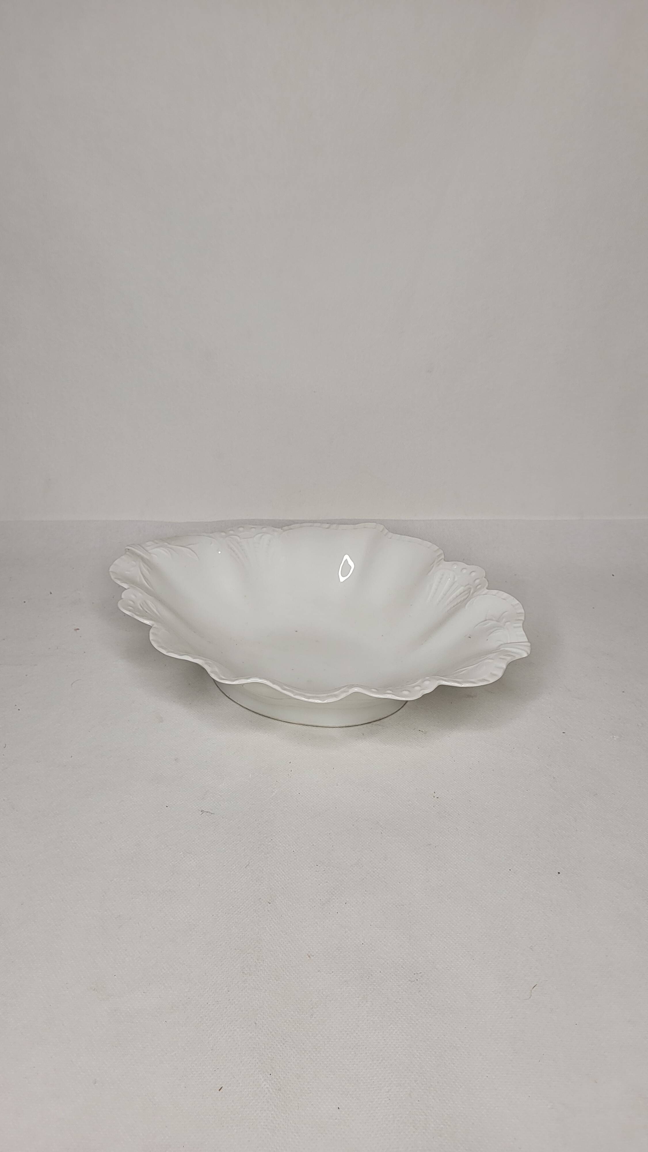 Limoges porcelain dish / basket 19th century