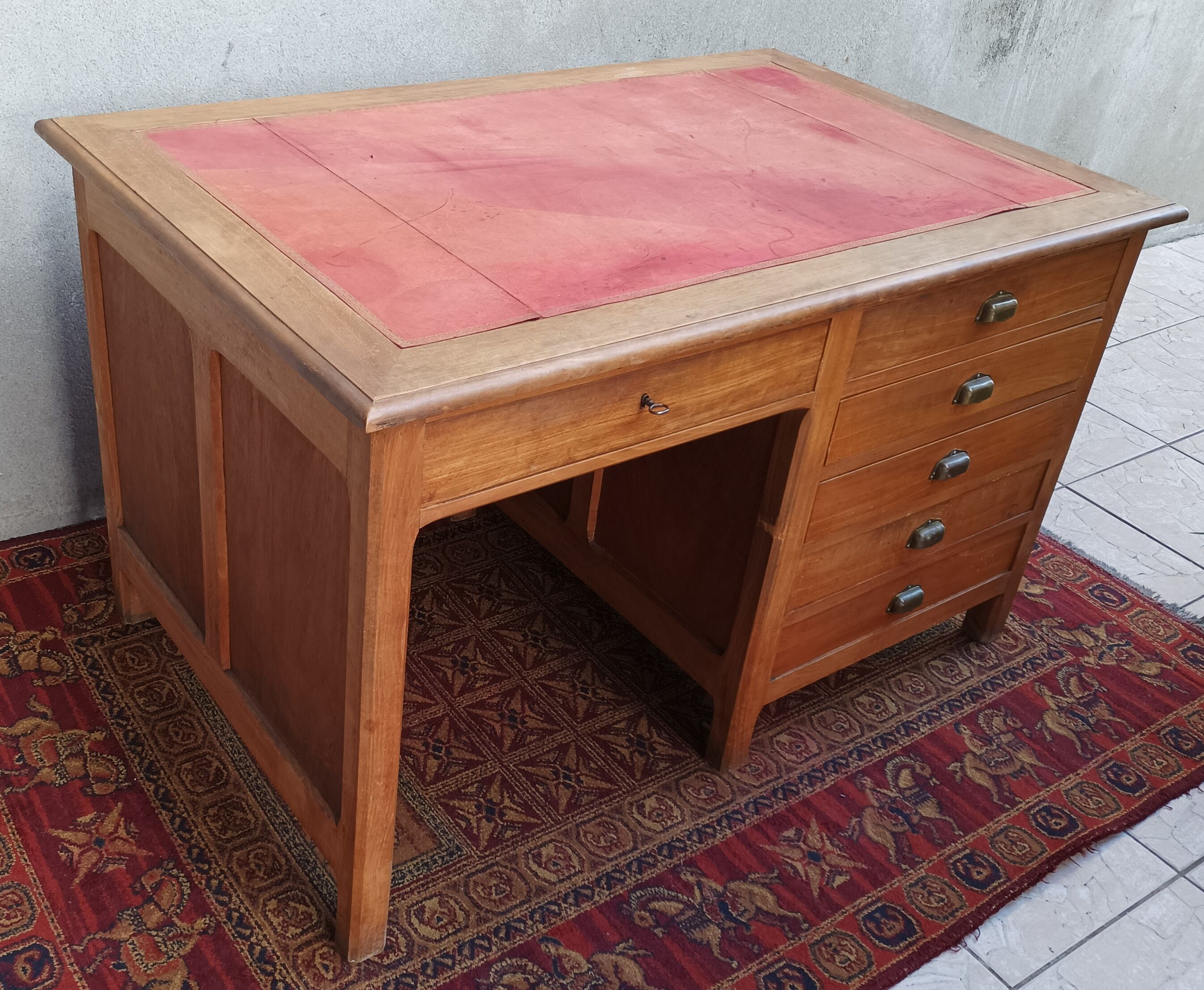 Vintage beech desk