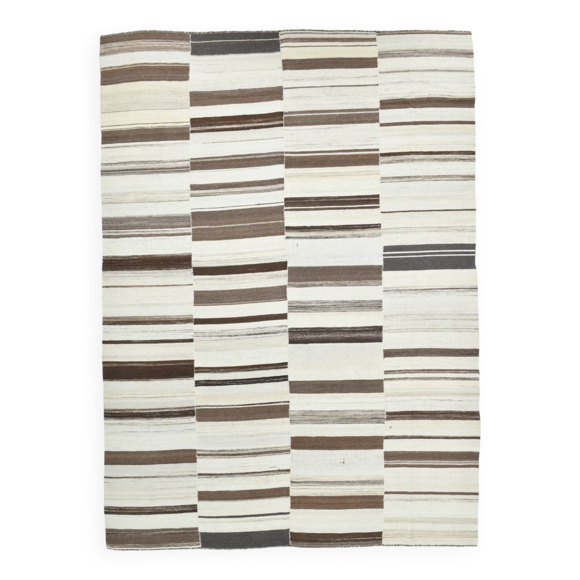 9x12 Rug For Living Room Soft Beige & Brown Turkish Rug, 267x369Cm SK 33650