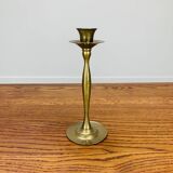 Vintage gold brass candle holder