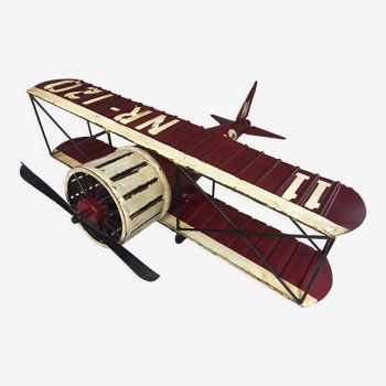 Maquette métal modèle avion de chasse biplan anglais français allemand wwi