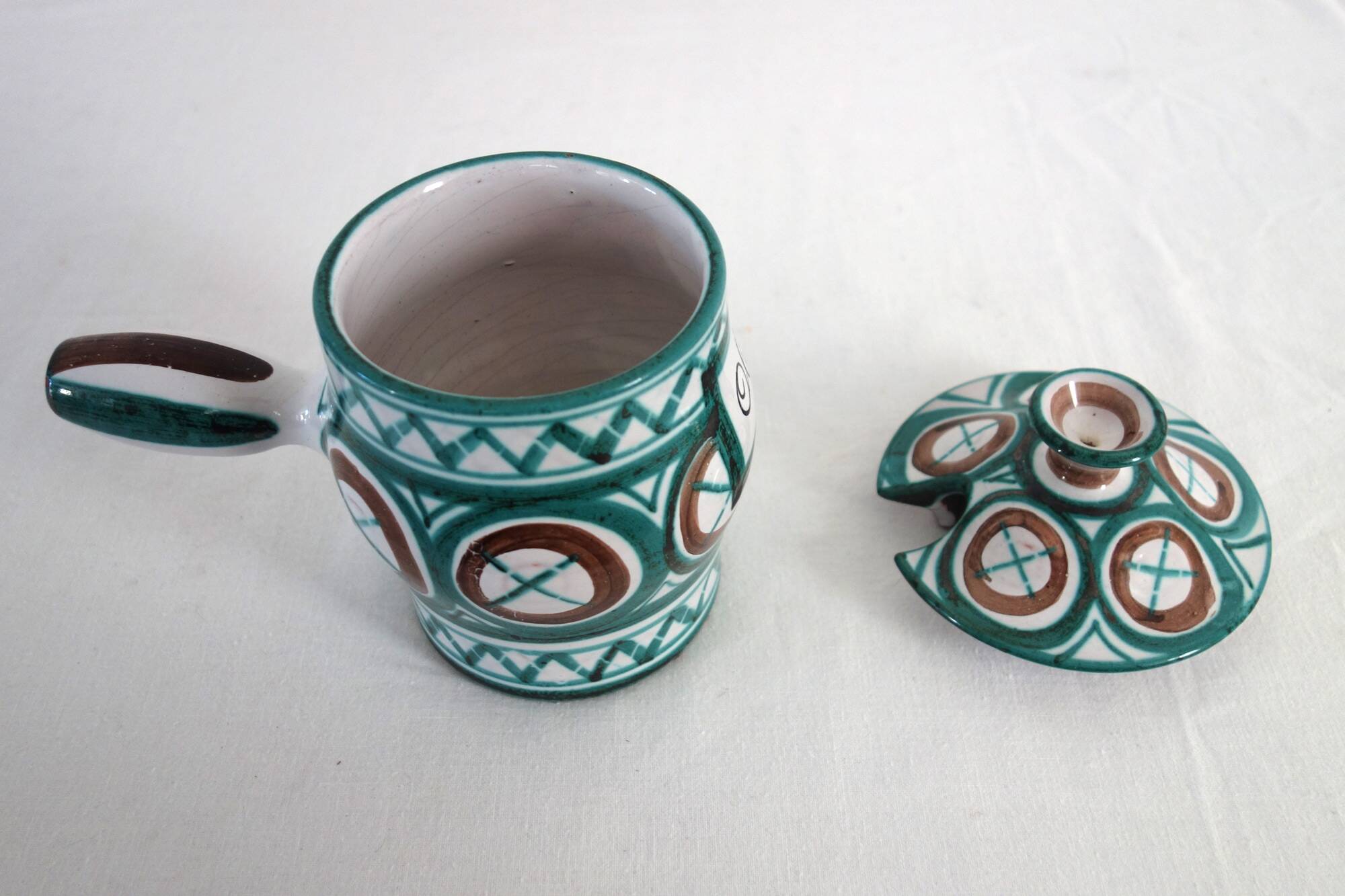 Old olive pot Robert Picault, Vallauris