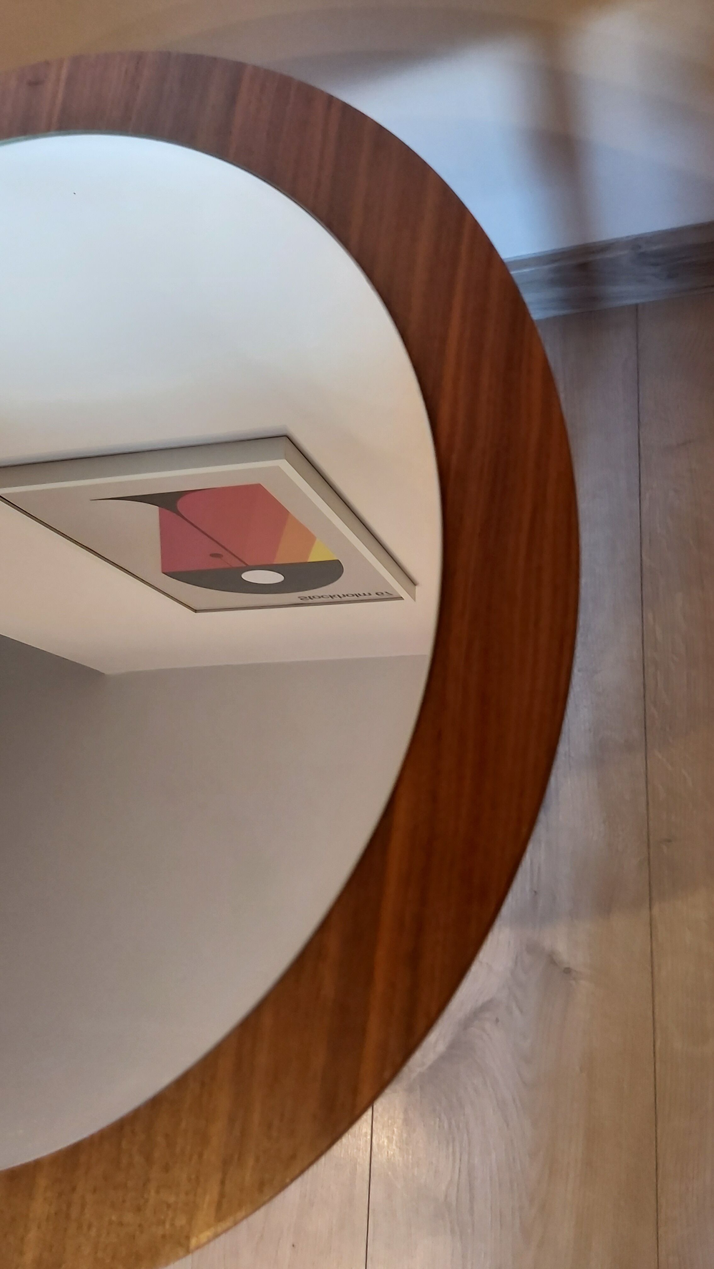 Mirror, Denmark, 1970s 64cm