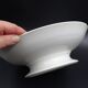White porcelain dish, cut on foot, ideal for fruit or dessert! Around 1920-1930