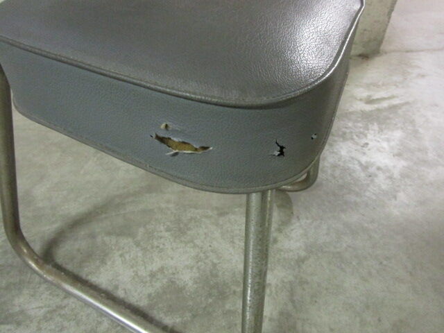 Metal desk 60' type Strafor with chair