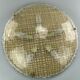 60s 70s lamp light plafoniere flush mount ice glass hillebrand 60s