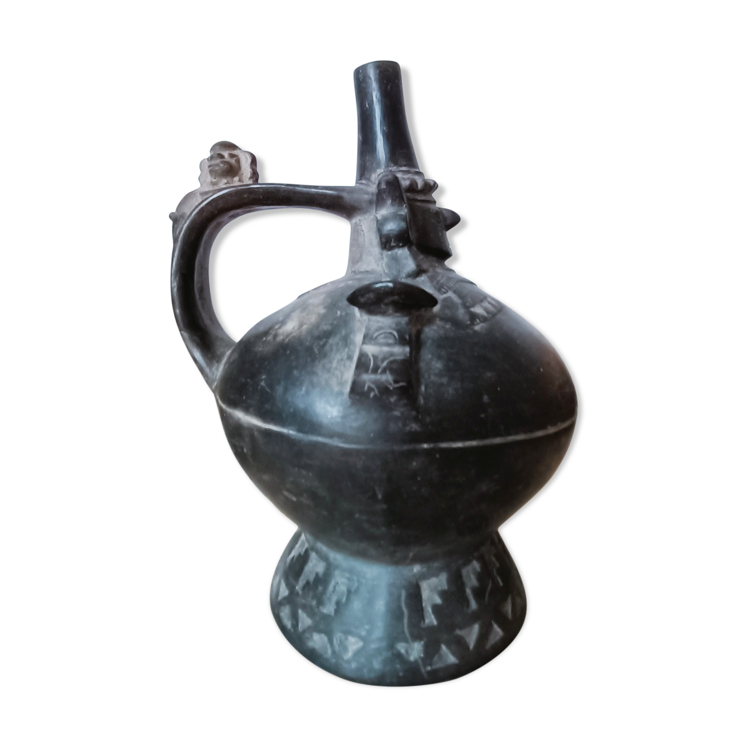 Funerary vase Lambeyeque Chimu Peru Pre-Columbian 10 11th century