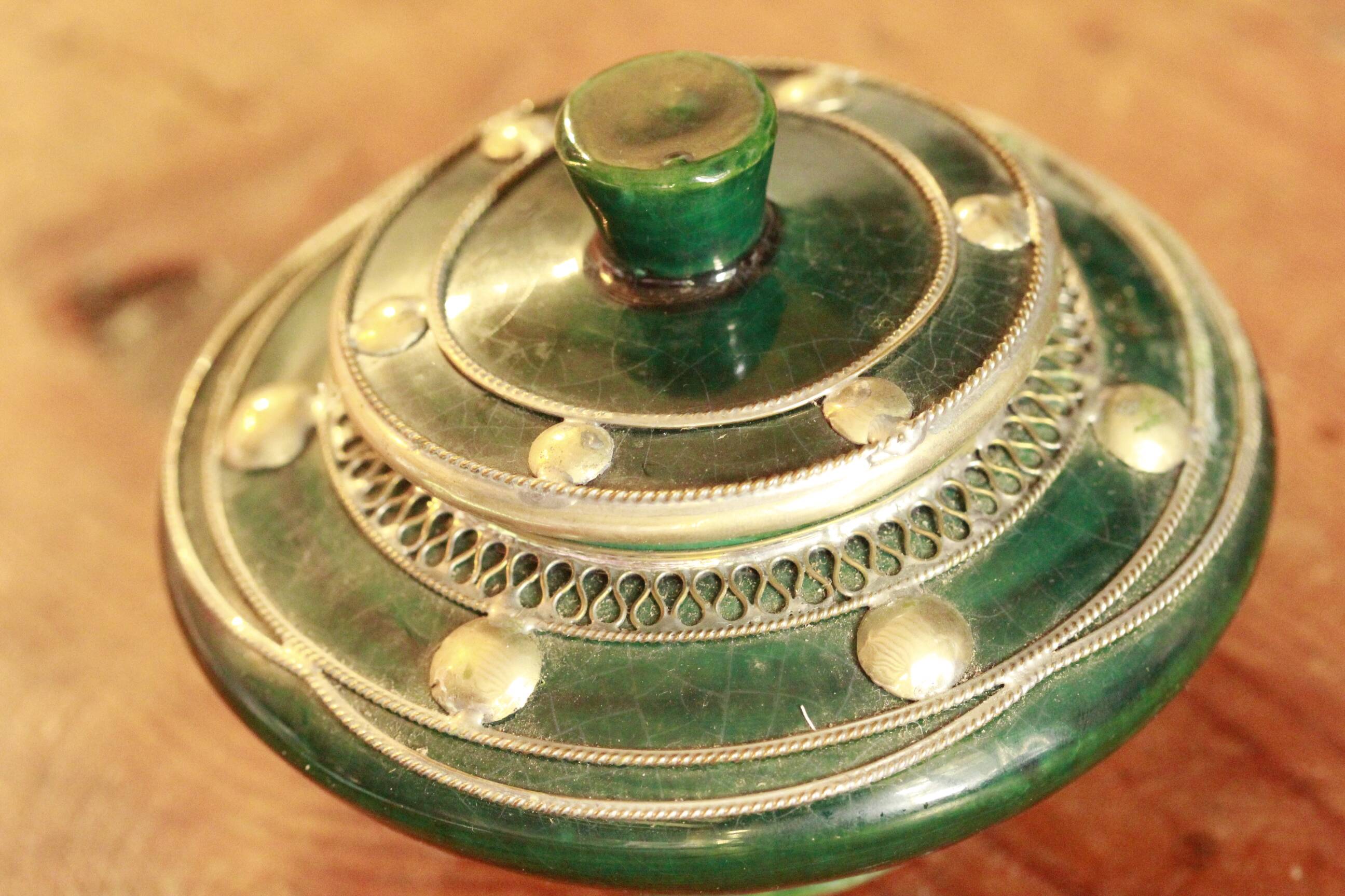Moroccan ceramic ashtray