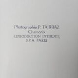 Mont-Blanc Mountain original photograph 1950 Pierre Tairraz