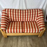 Scandinavian bench in solid pine 1970
