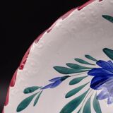 Large earthenware bowl of Moulin-des-Loups - Floral decoration - Around 1960