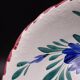 Large earthenware bowl of Moulin-des-Loups - Floral decoration - Around 1960