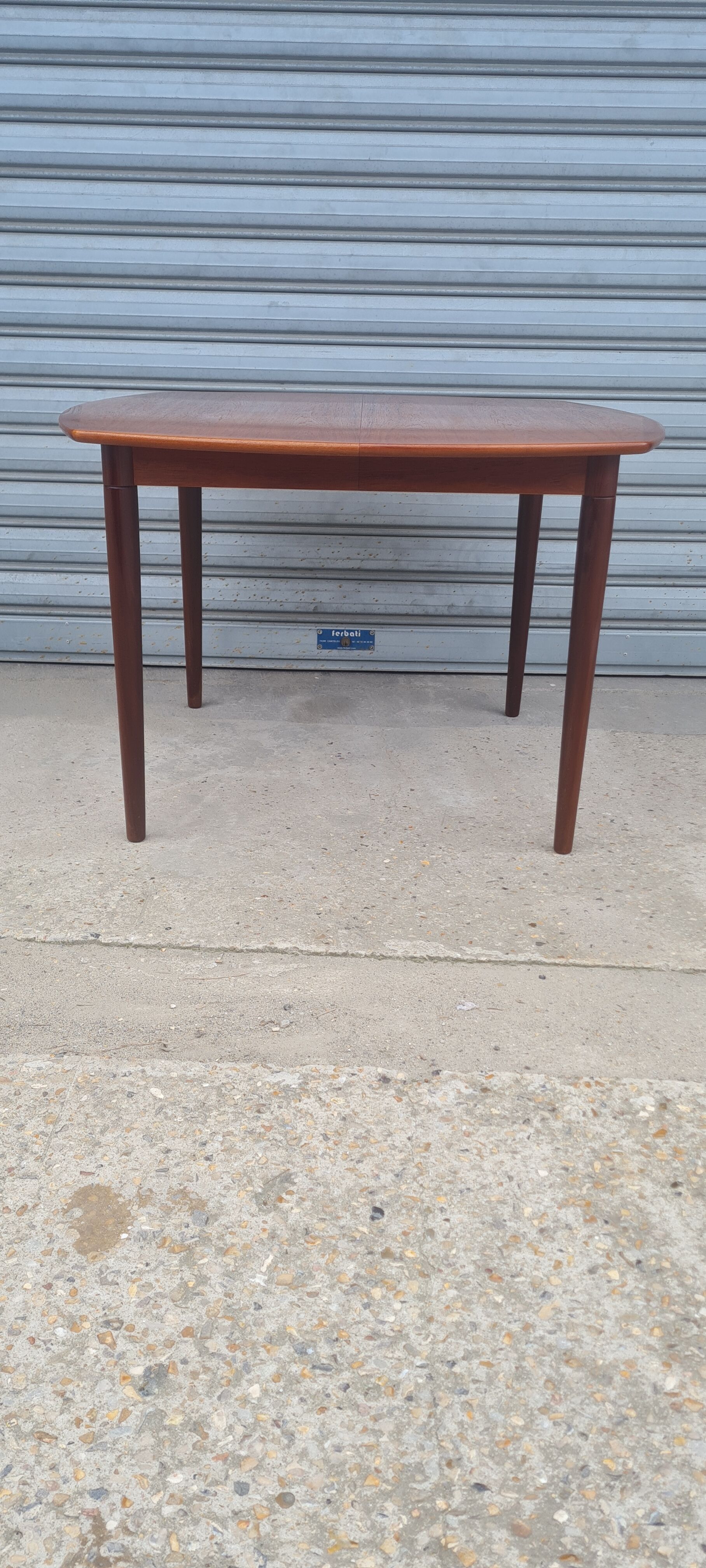 Danish teak dining table by Alf Aarseth for Gustav Bahus