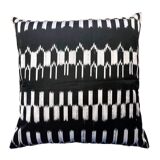 Coussin Shan zigzag gris