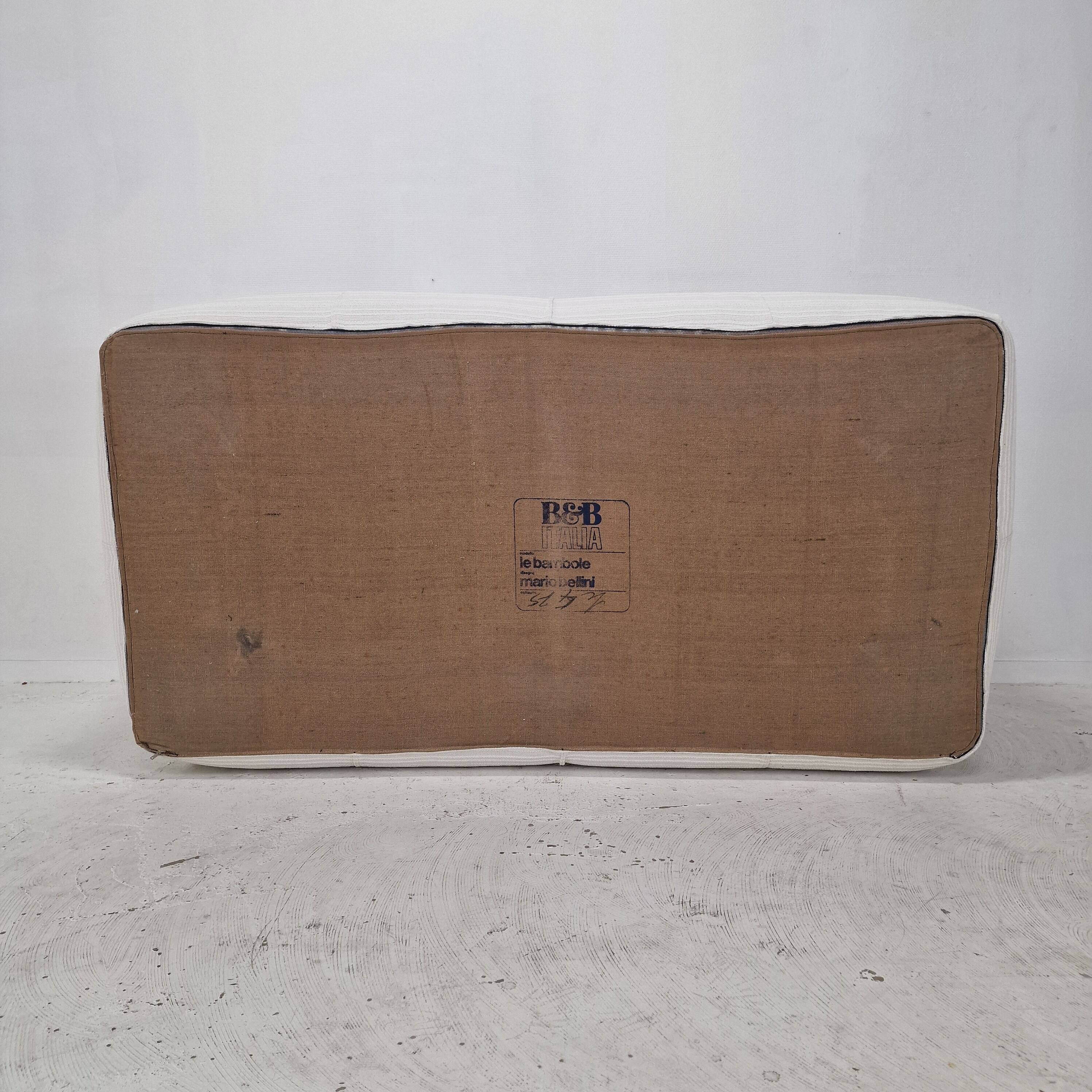 B&B Italia “Le Bambole” Two-Seat Sofa – Design 1972 | Produced 1988