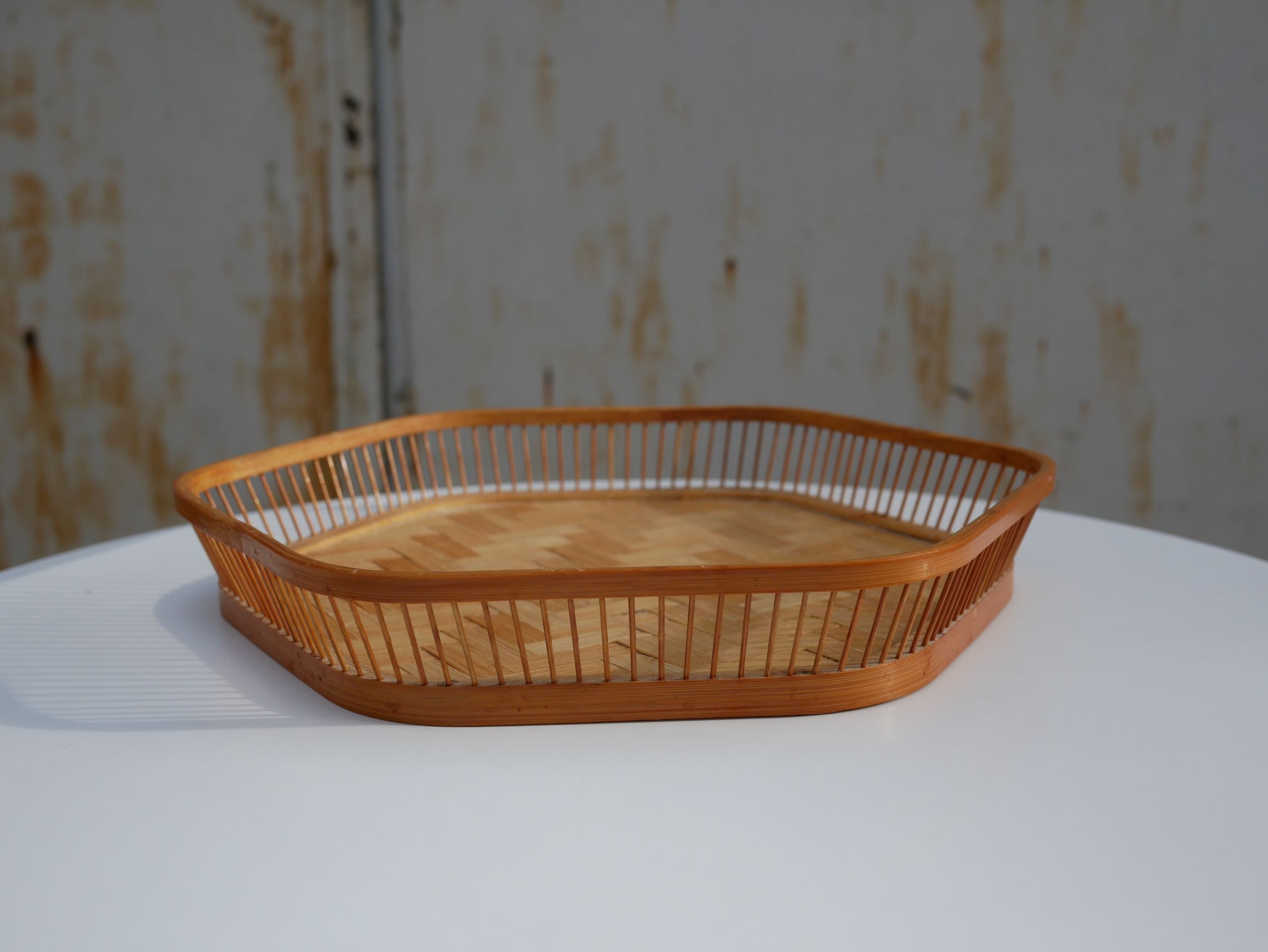 Rattan tray