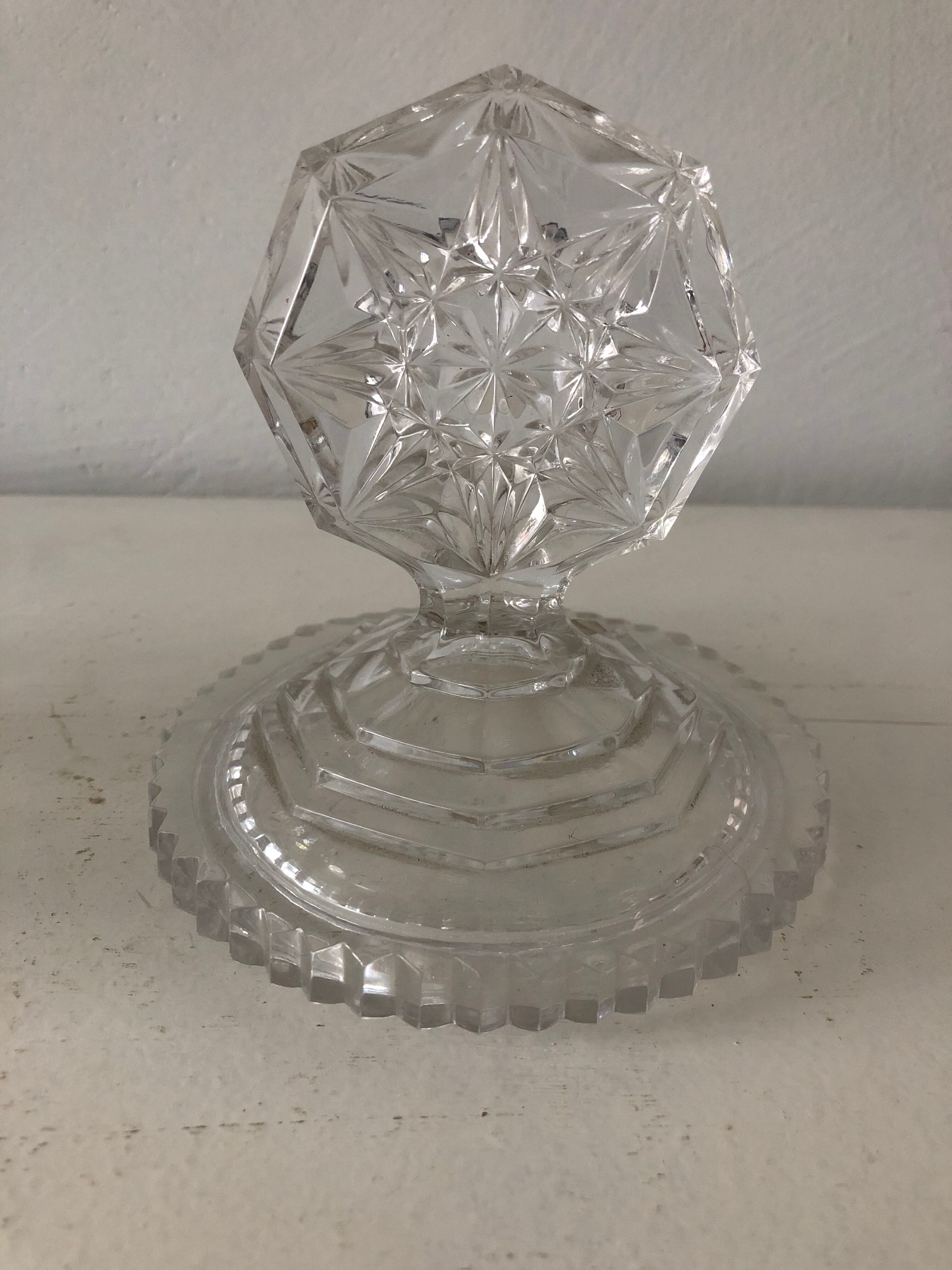 Crystal candy box from the Val d'andelle Paris