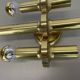 rare Brass tube "TORCH" Wall Light sconce by GAETANO SCIOLARI, Italy 1970s