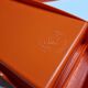 Miroir Syla vintage et étagère de salle de bain, orange, années 70