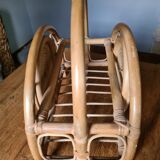 Bamboo magazine holder