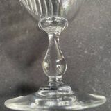 3 Water glasses – Blown and cut crystal