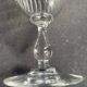 3 Water glasses – Blown and cut crystal
