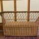 1960 rattan chest bench