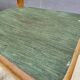 Trio chaises bistrot Baumann 1950 simili vert chiné